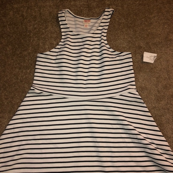 Striped Tank Skater Dress - Picture 2 of 2
